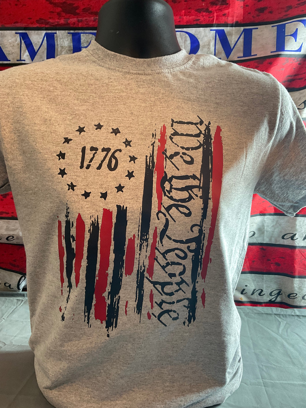 We the people 1776 flag short Sleeve T-shirt