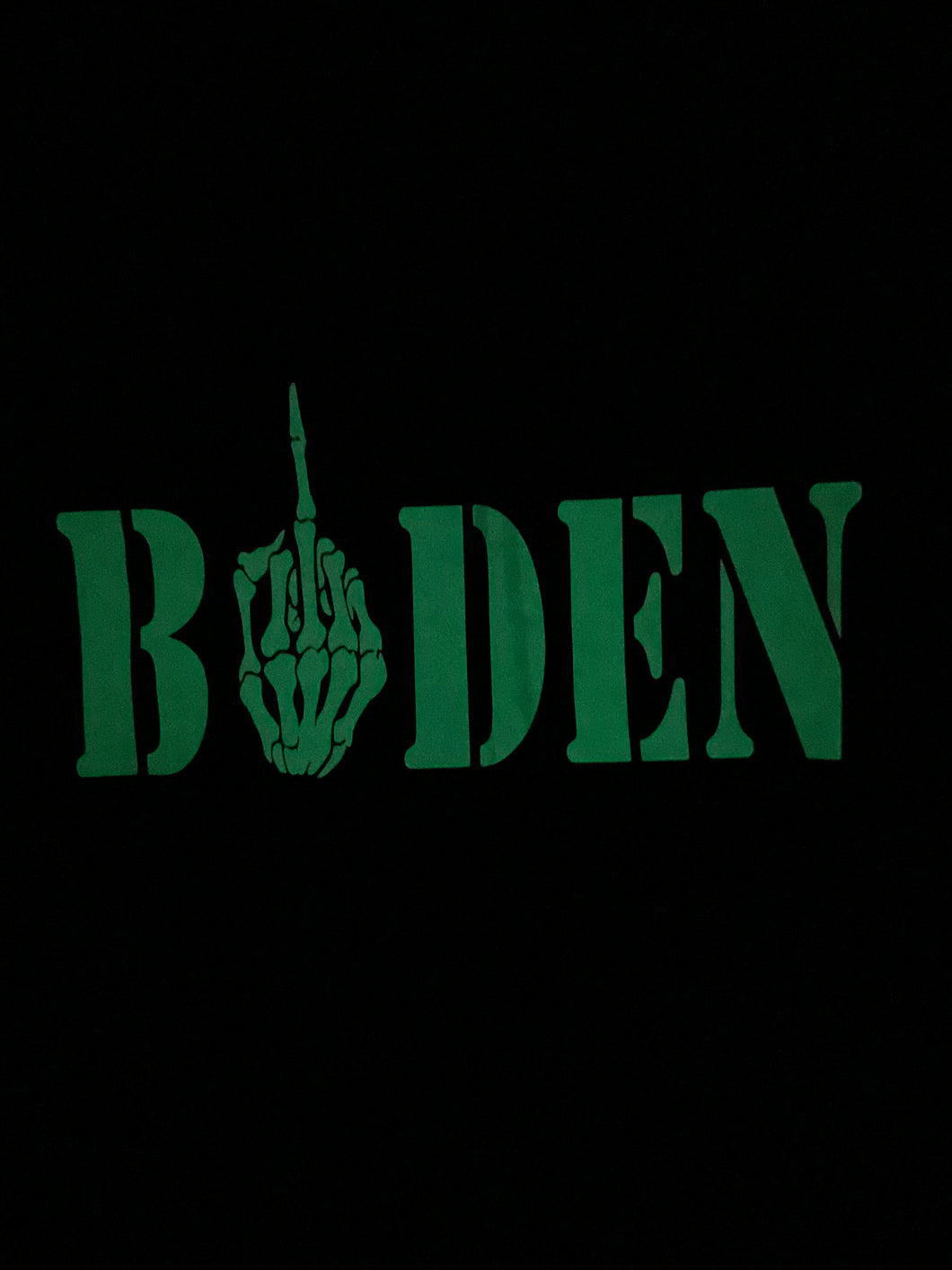 F-Biden Middle Finger Glow-in-the-Dark Women's Tank top