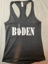 Load image into Gallery viewer, F-Biden Middle Finger Glow-in-the-Dark Women&#39;s Tank top
